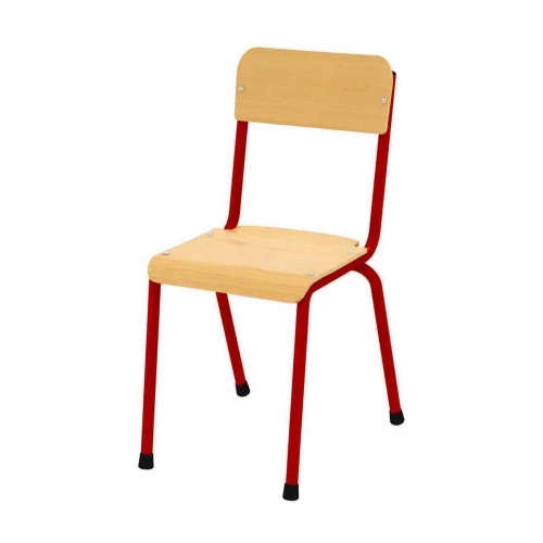 Milan Chair 460mm - Red - Pack 4